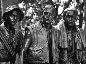 The Three Servicemen Statue of the Vietnam Veterans Memorial