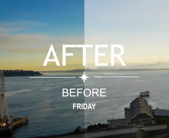 Visual Venturing's After Before Friday post header