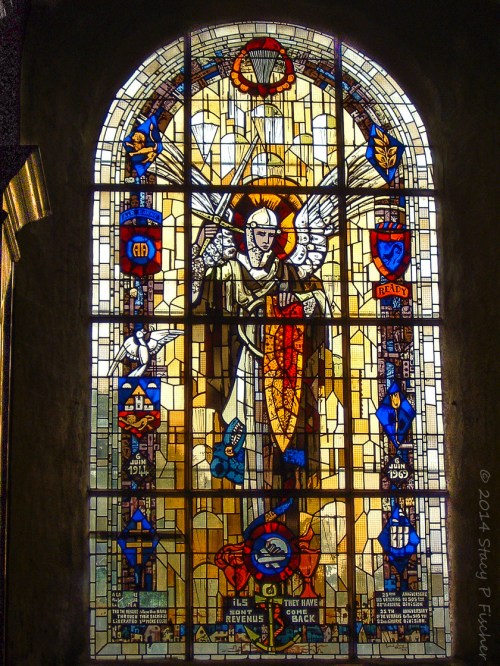 Sainte Mere Eglise window