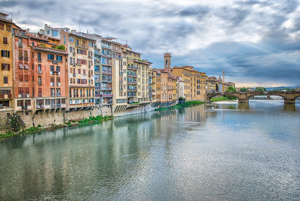 Arno Riverfront, Florence, Italy