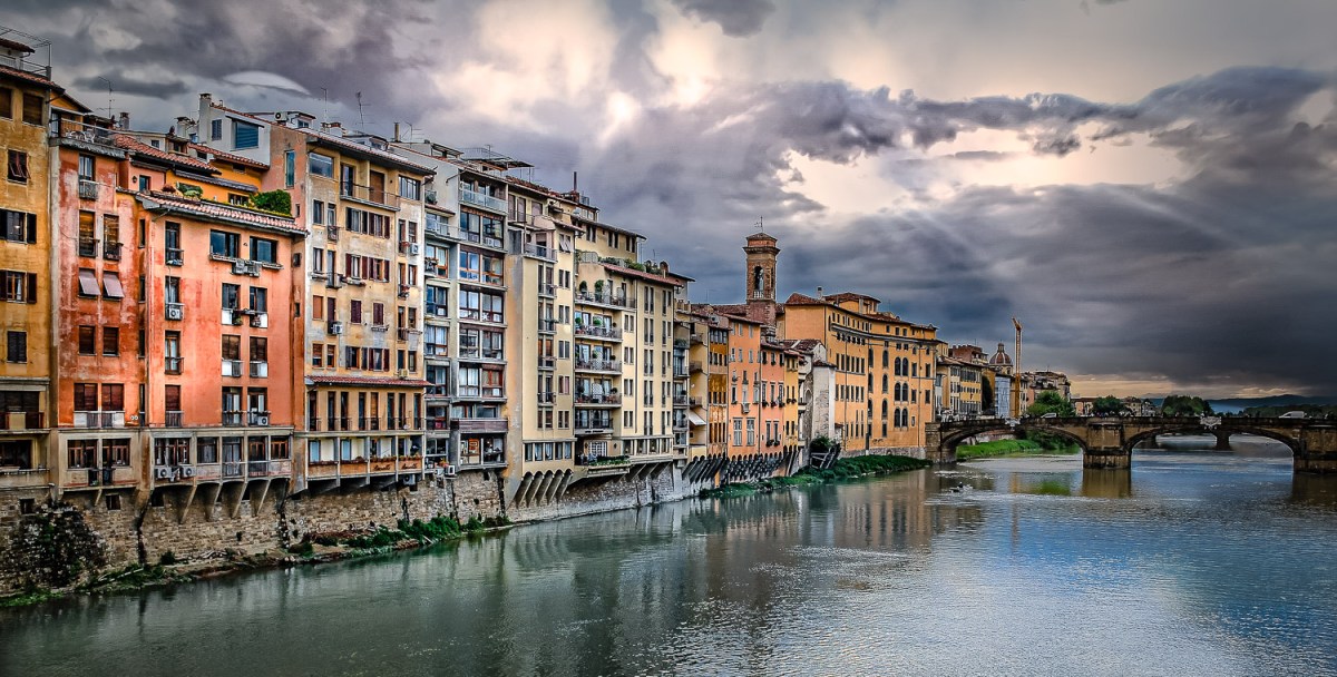 Arno Riverfront, Florence, Italy