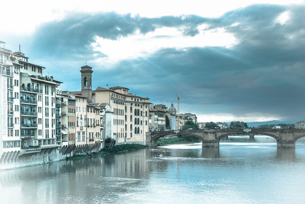 Arno Riverfront, Florence, Italy
