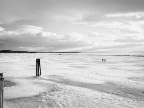 Lake Champlain, Vermont, frozen over