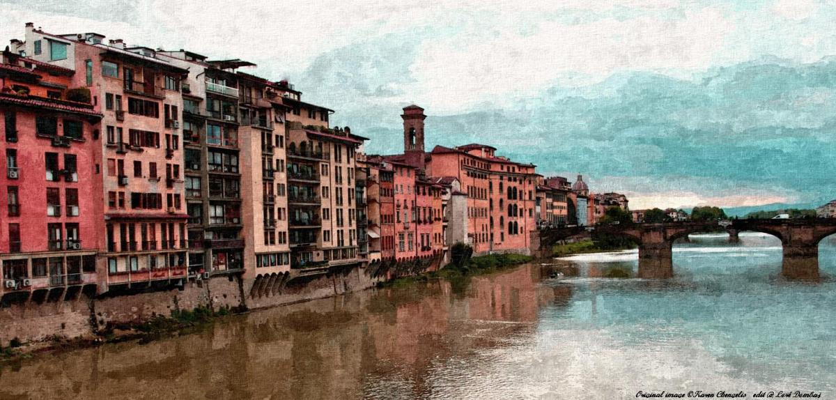 Arno Riverfront, Florence, Italy