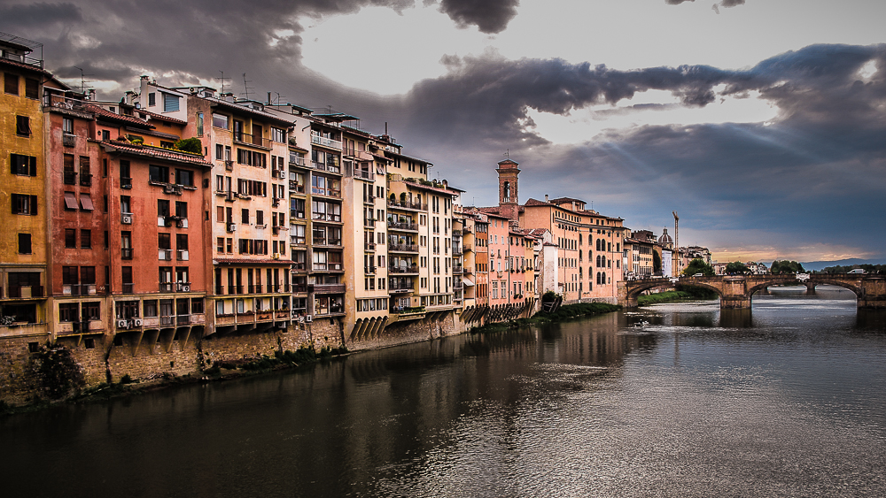 Arno Riverfront, Florence, Italy