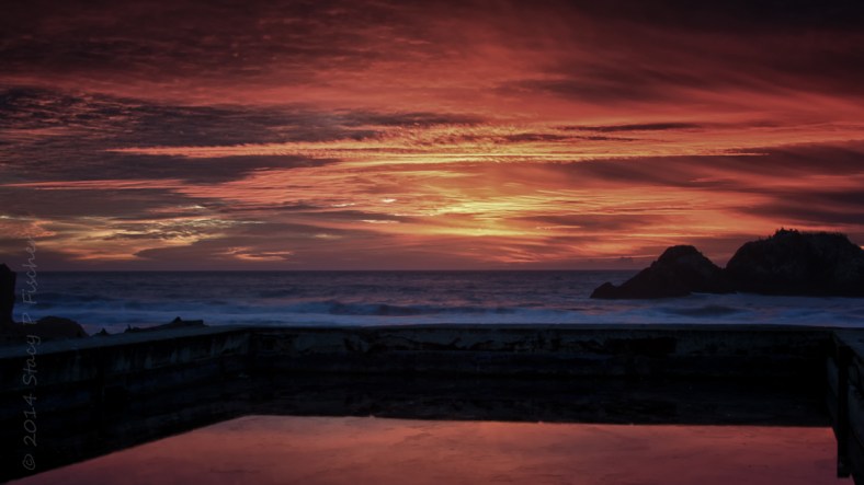 Sutro Baths sunset