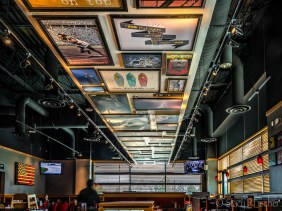 Ceiling art, Red Robin, Flatiron Crossing, Broomfield, Colorado