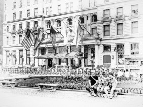 Plaza Hotel New York City, exterior front entrance