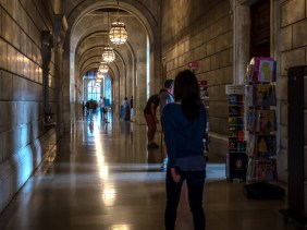 New York City Library Hallway