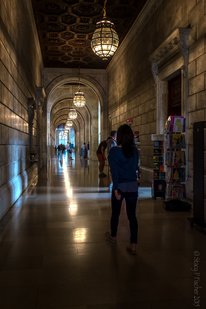  New York City Library Hallway