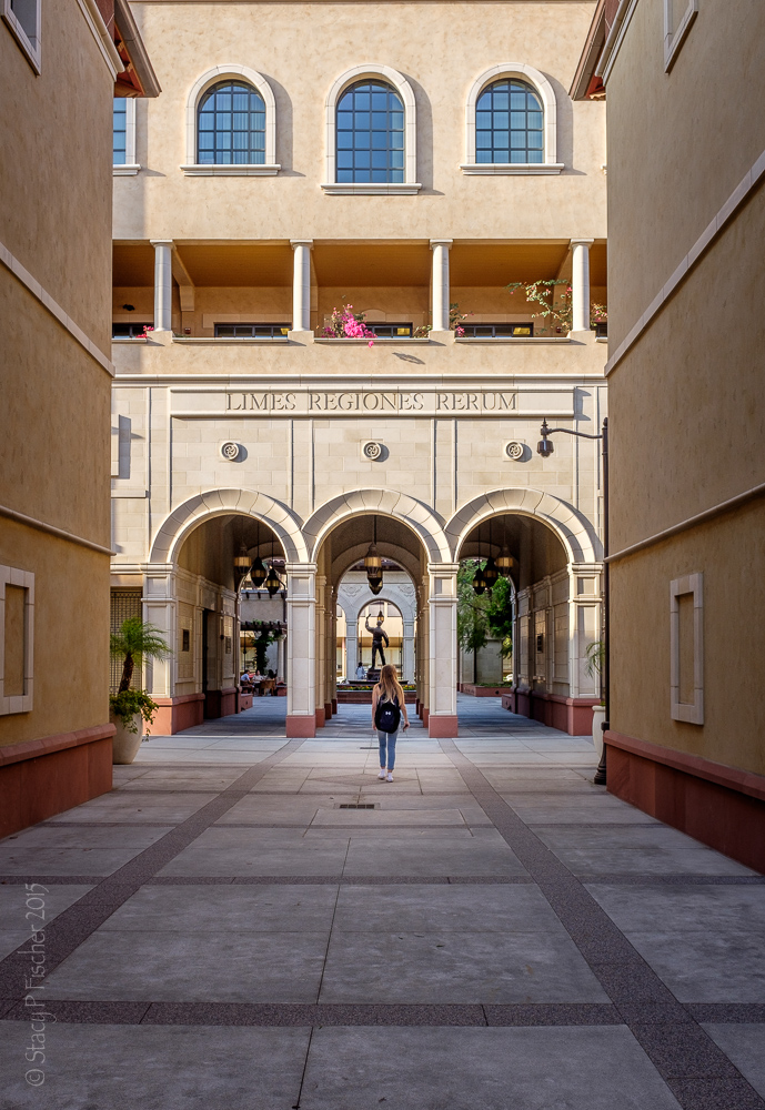 USC Cinematic Arts Courtyard
