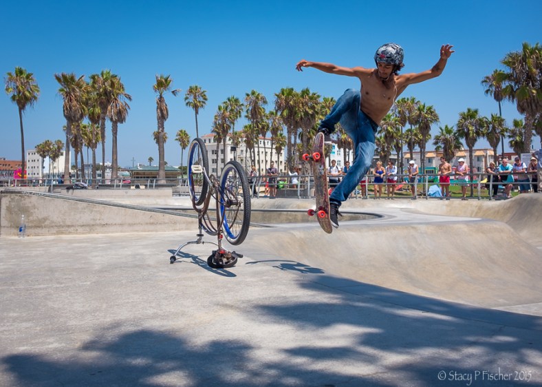 Skateboarder, Venice Beach Skatepark, California