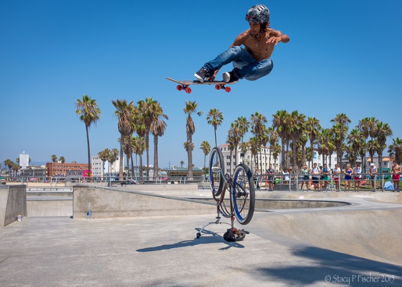 Skateboarder, Venice Beach Skatepark, California
