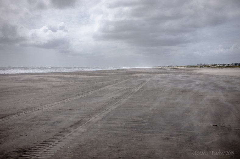 Windswept beach, 21st Street Beach, Ocean City New Jersey