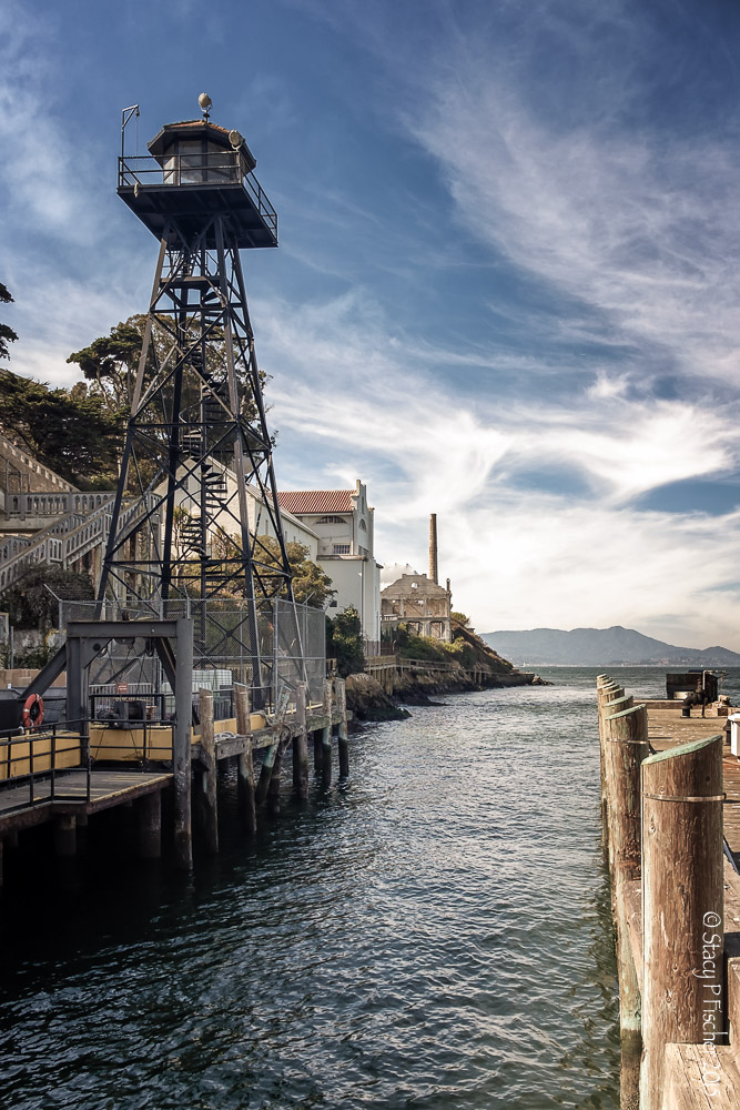 Alcatraz Island Dock and Guard Tower