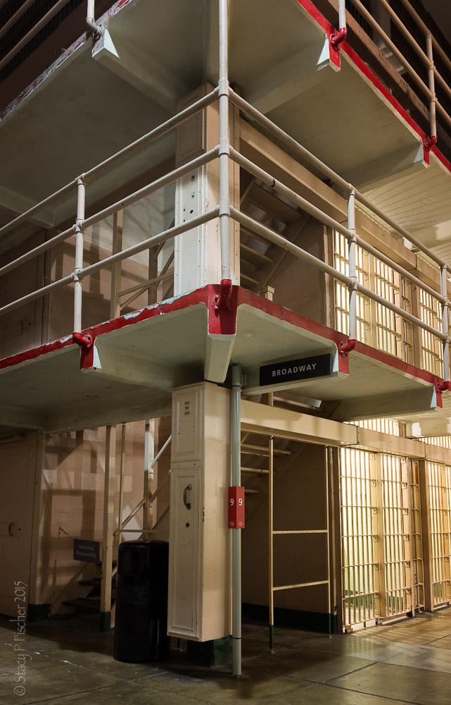 Alcatraz Stairs to Upper Cells
