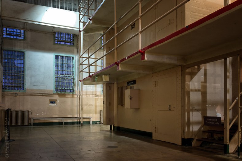 Alcatraz Stairs Walkways to Upper Cells