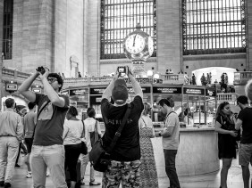 Photographers in Grand Central Station